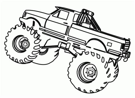 Free Printable Monster Truck Coloring Pages