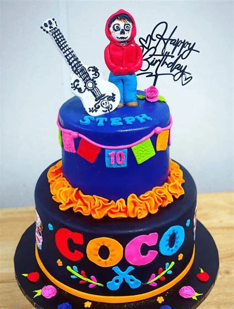 Coco Birthday Cake Ideas Images Pictures