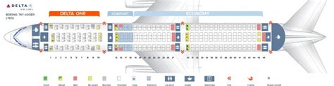 Seat Map Boeing 767 400 Delta Airlines Best Seats In Plane