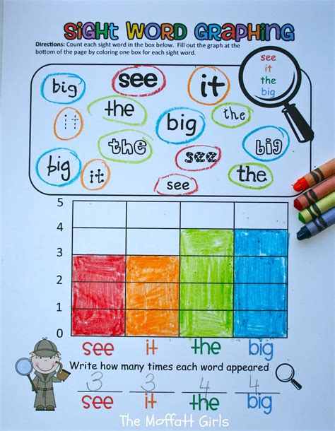 Sight Word Graphing Revised