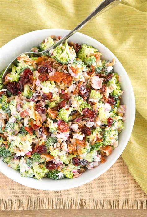Best Broccoli Salad Recipe Easy Potluck Salad Delicious Meets