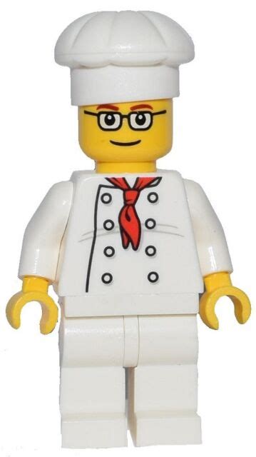 ☀️new Lego Chef Minifigure Minifig Mini Fig Cook Figure Face Varies