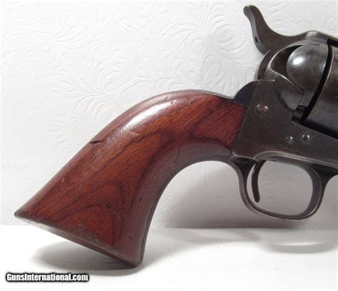 Colt Saa 45 7 ½ Blue Wood Grips 1887