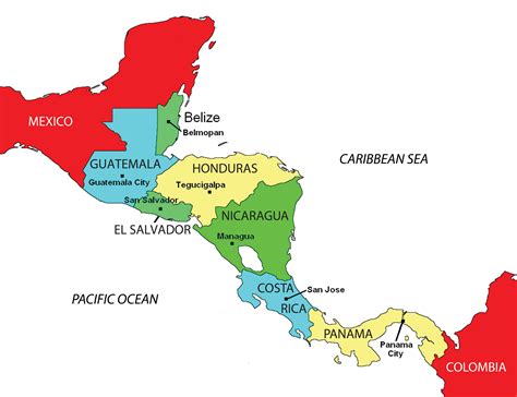 Central America Capital Map Quiz