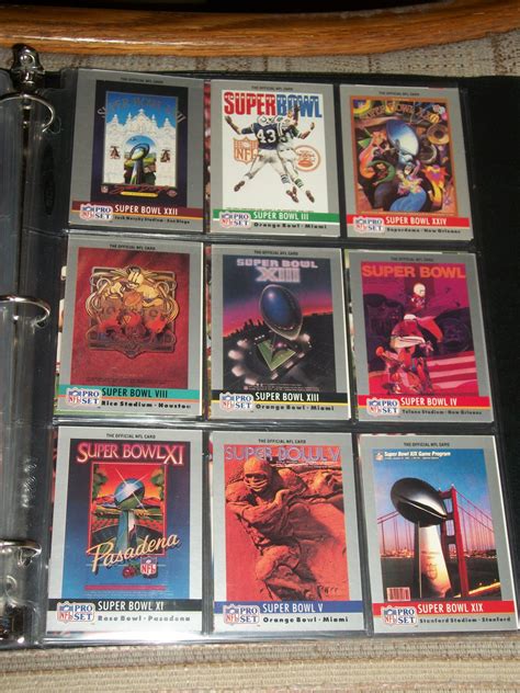 Provides professionally graded football card values based on sales transactions that take place on ebay and big auction houses. RARE 1990 Pro Set "Super Bowl Site" Football Cards- Pick 3