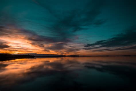 5473x3654 Orange Clouds Cloud Reflection Water Sky Travel