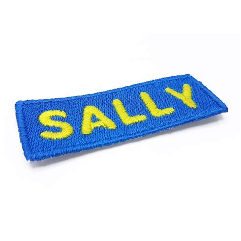 Personalised Embroidered Name Patch Badge Made To Order Etsy