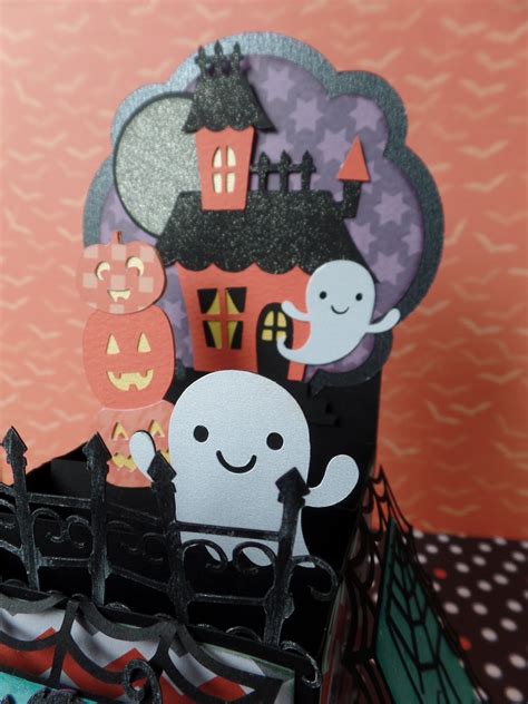 The Electric Poppy Spooky Ghost Box Card Halloween Card Series 1