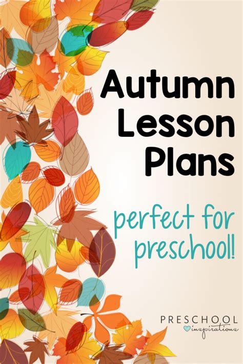 Fall Lesson Plans Preschool Inspirations