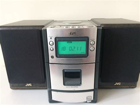 Jvc Uxt100 Minimicro Hifi System With Speakers Cassettetape Cd