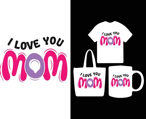 Mothers Day Best Selling Typography T Shirt Design 22819061 Vector Art