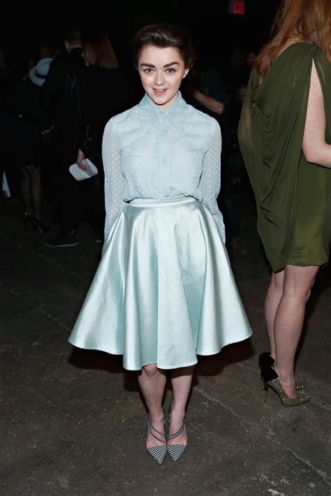 Maisie Williams Celebs In The Front Row At New York Fashion Week Fall