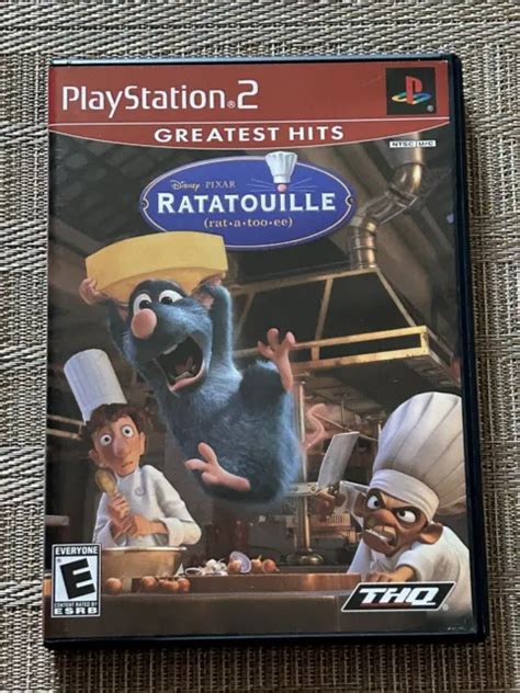 Ps2 Ratatouille Disney Pixar Sony Playstation 2 Game Wmanual 2007