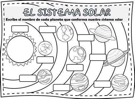 Cuadernillo De Actividades Sobre El Sistema Solar Educación Primaria