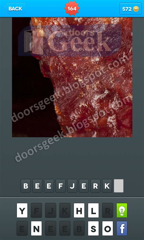 Zoomed In Photo Word Game Level 164 ~ Doors Geek