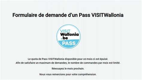 Wallonia invites you to visit its well preserved natural attractions, its castles and its unesco world sites, not forgetting its delicious culinary traditions! Les 20.000 premiers pass VisitWallonia épuisés après 18 minutes