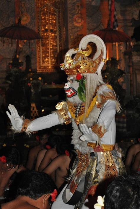 Hanuman Barong Dance Ubud Palace Bali Jas 1997 Ubud Ubud