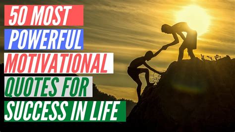 Most Powerful Inspirational Quotes For Success In Life Youtube