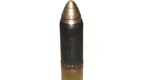 Mint Ww1 British 13pdr Shrapnel Shell In Straight Case Mjl Militaria