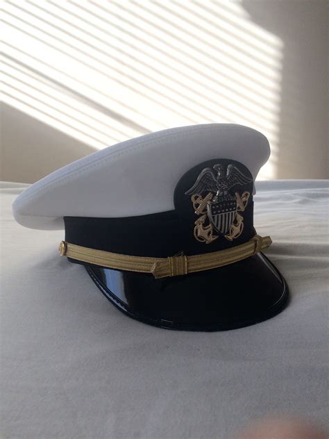 Navy Officer Combination Cover Worn By Chief Warrant Officers And