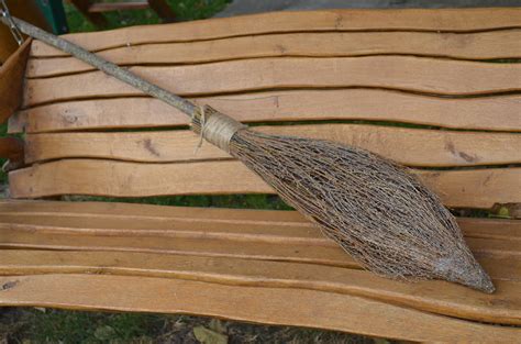 Wizard Broom Natural Witches Broom Broomstick Masquerade Etsy