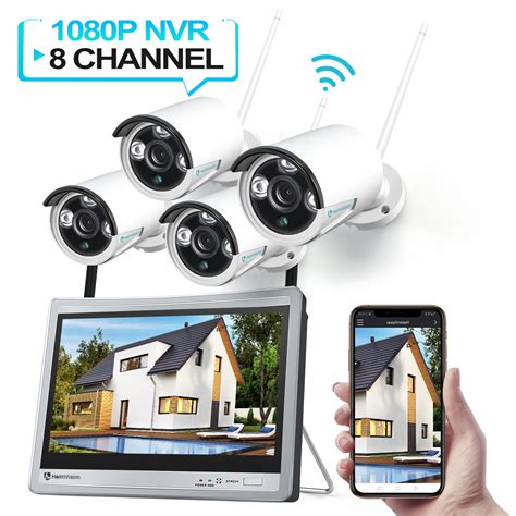 Heimvision Wireless Security Camera System 8 Channel Nvr 4pcs 1080p 2
