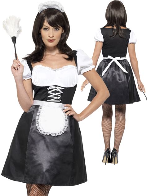 Ladies French Maid Costume All Ladies Fancy Dress Hub
