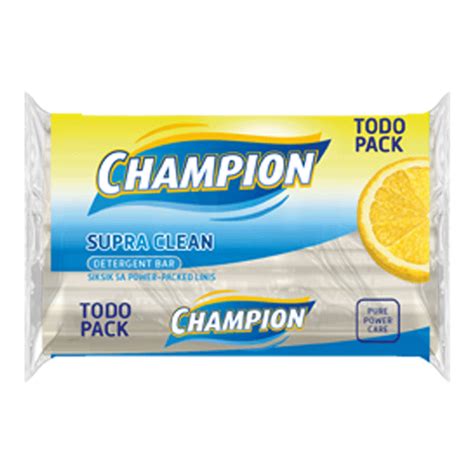 Champion Detergent Bar Supra Clean Todo Pack 145g Imart Grocer