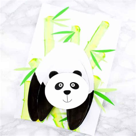 3d Bobble Head Panda Craft For Kids To Make Arty Crafty Kids