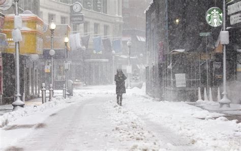 Photos Mass Residents Cope With Heavy Snow Again With Boston In The