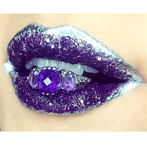 people on instagram are obsessed with these extra af crystal lips lip art lip colors lip art