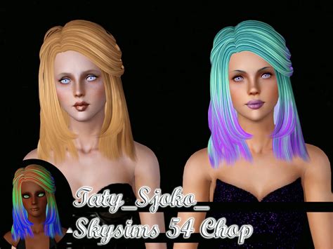 My Sims 3 Blog Hair Retextures And Makeup By Taty86