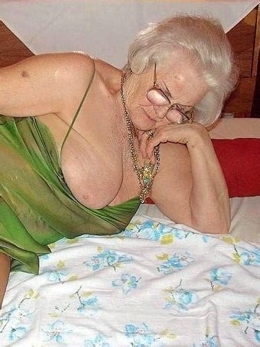 Porn Image Old Slut Granny Nameless Showing You Her Tits And Cunt