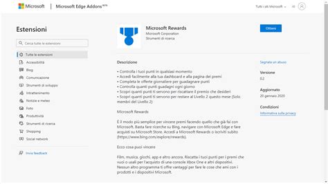 Download Microsoft Rewards Estensione Per Edge Chromium