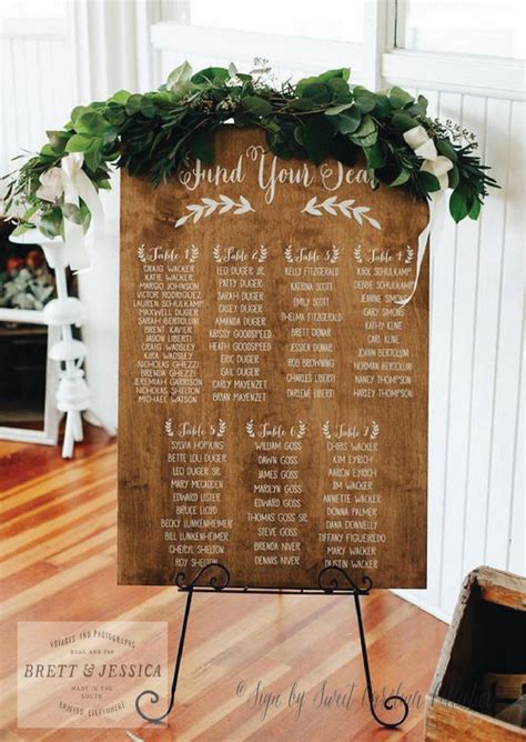 Wedding Seating Chart Wedding Seating Sign Wedding Seating Etsy