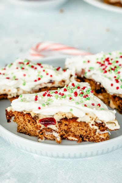 Healthy Cranberry Bliss Bars One Wholesome Life One Wholesome Life
