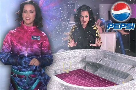 watch katy perry test out ideas for the super bowl half time show cover the stadium in edible