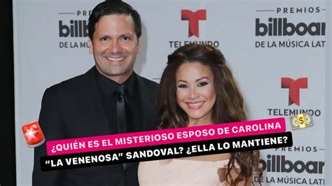 Quién es el misterioso ESPOSO de Carolina Sandoval La Venenosa lo