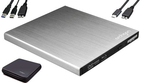 Archgon Star Uhd External 4k Ultra Hd Bd Player Blu Ray Bdxl Burner For Pc Usb 30 Usb C M
