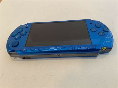 Sony Psp 3000 Blue With Ac Adapter Ship From Usa