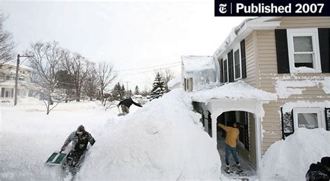 8 Days 10 Feet And The Snow Isnt Done Yet The New York Times