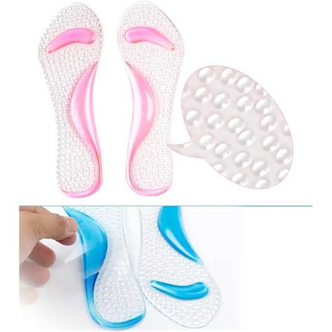 6Pair Orthopedic Silicone Gel Pads Insole Of Flatfoot Gel High Heel