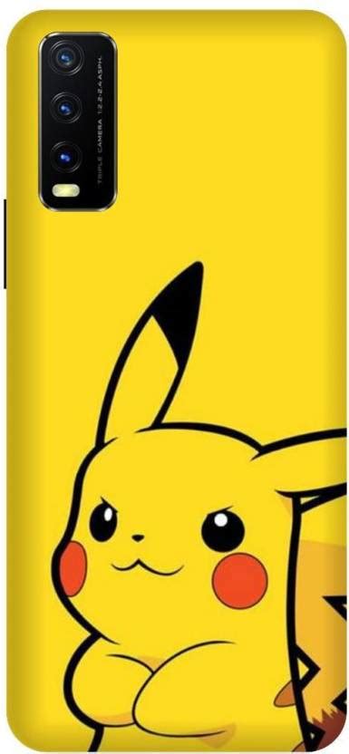 Printveesta Back Cover For Vivo Y20 Pikachu Pokeman Game Cartoon