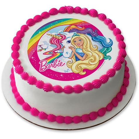 View Larger Image Barbie Birthday Cake Savoury Cake Unicorn Barbie