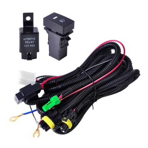 Mictuning wiring harness blue led work light bar relay fuse laser rocker switch. LED indicators Switch Relay fit Ford Fog Light Wiring Harness Sockets Wire