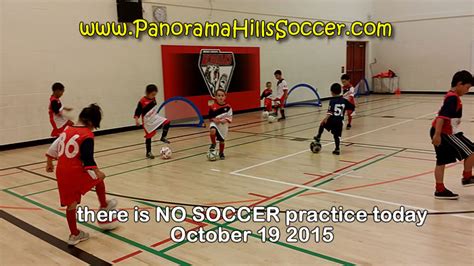 Panorama Hills Timbits Soccer No Practice On Oct 19