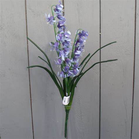 Artificial 37cm Bluebell Bush Permabloom