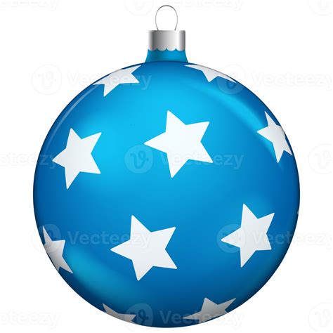 Blue Christmas Balls Decoration Isolated On White Background 13169171 Png