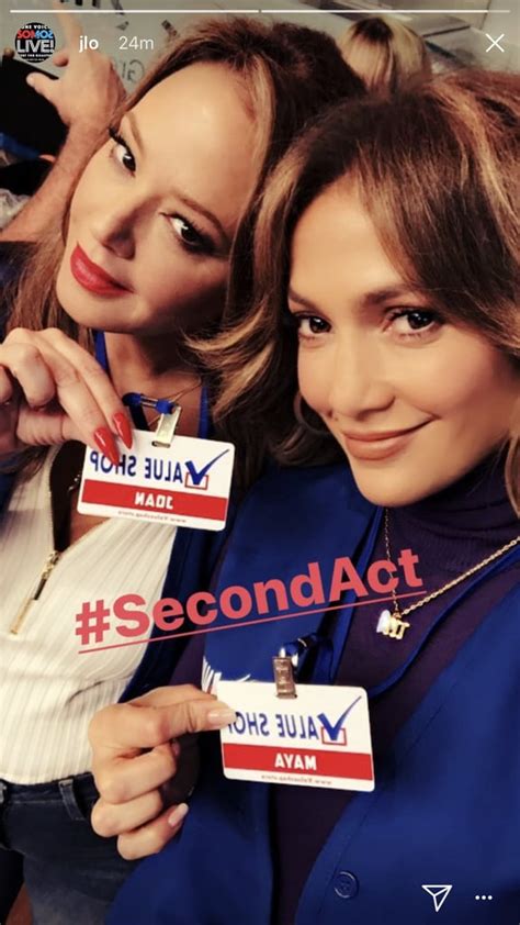 Jennifer Lopez And Leah Remini Filming Second Act Pictures Popsugar