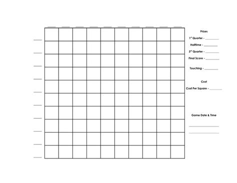 Football Pool Template ≡ Fill Out Printable Pdf Forms Online